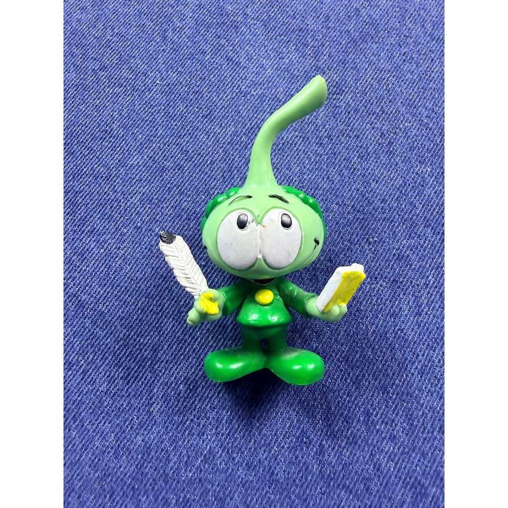 Vintage 1983 Snorks Allstar Seaworthy PVC Figure Wallace Berrie Schleich Green